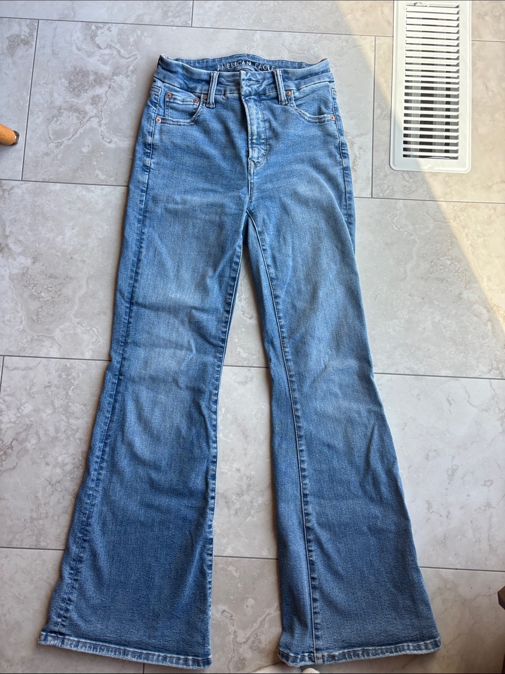 American Eagle Outfitters Medium Blue Flare Jeans